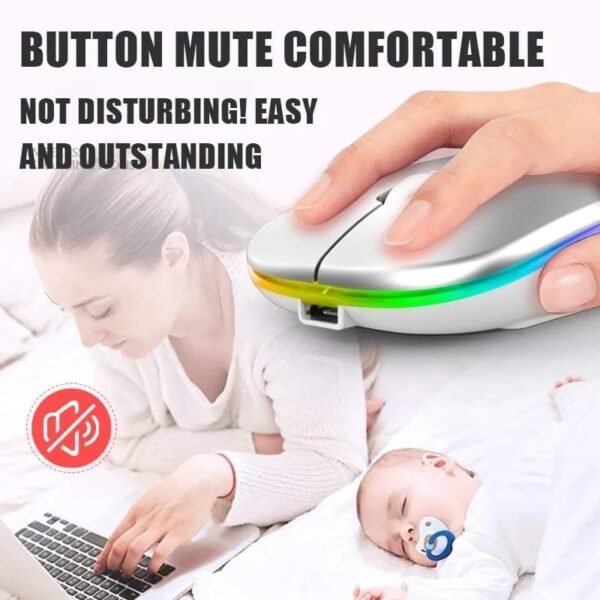 Mouse Inalámbrico Recargable - Imagen 3