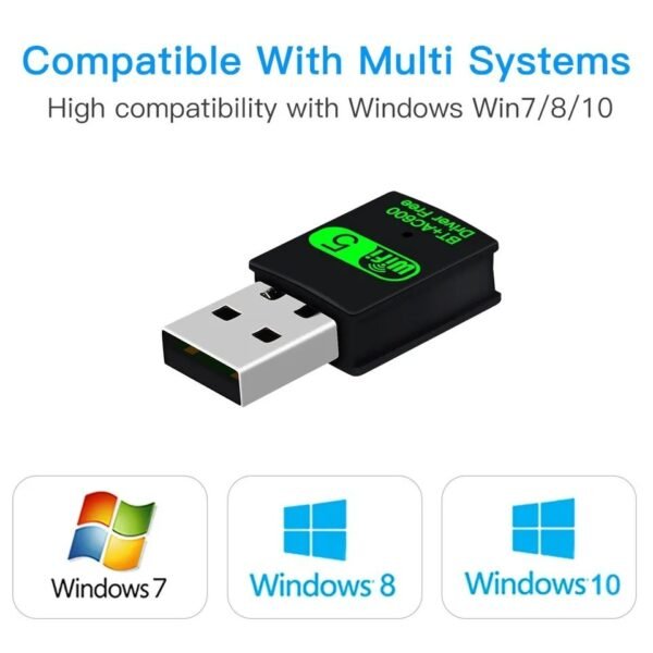 Adaptador USB WiFi Dual Banda 2.4Ghz 5Ghz - Imagen 2