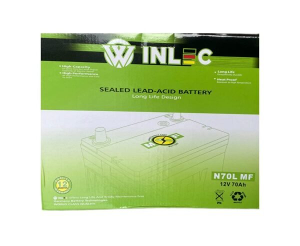 Batería para vehículo 12V INLEC (27) 70 Ah - Imagen 2