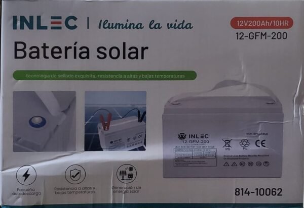 Bateria de Geletina Inlec Sellada.