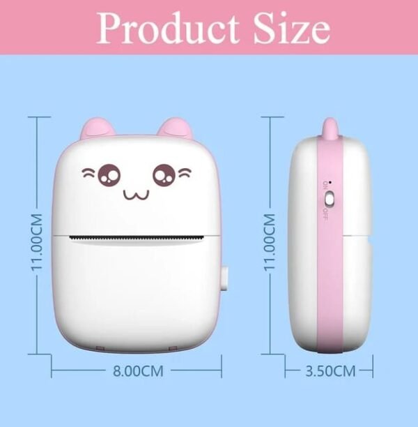 Mini Impresora Portátil de gatito 📄 - Imagen 5